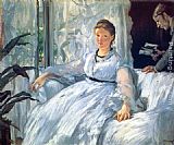 Eduard Manet Wall Art - Reading